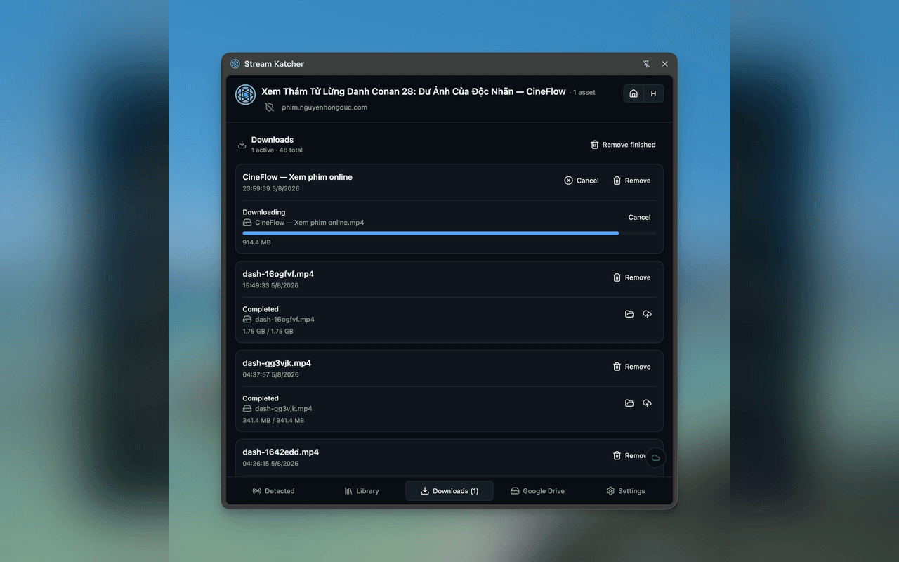 Stream Katcher Downloads screenshot